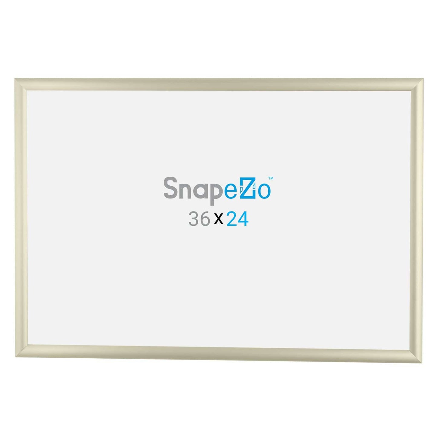 24x36 Cream SnapeZo® Snap Frame - 1" Profile - Snap Frames Direct