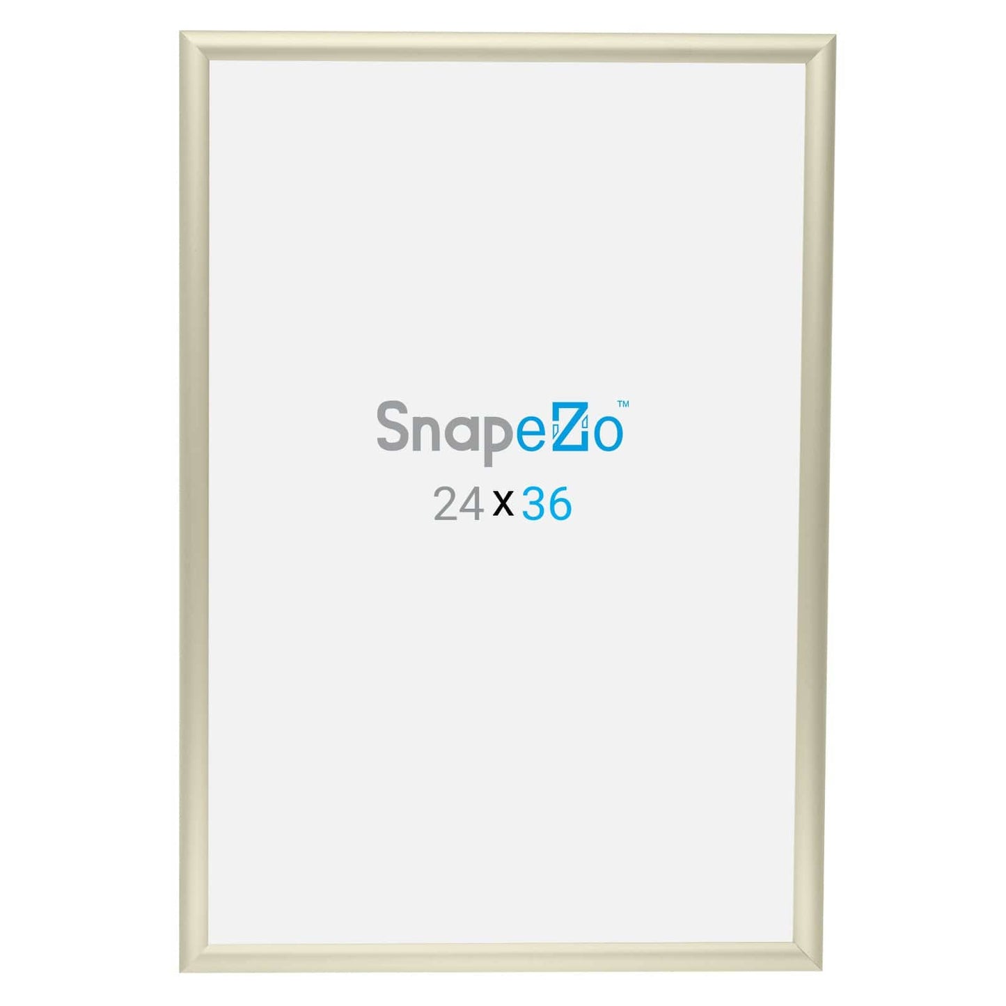 24x36 Cream SnapeZo® Snap Frame - 1" Profile - Snap Frames Direct