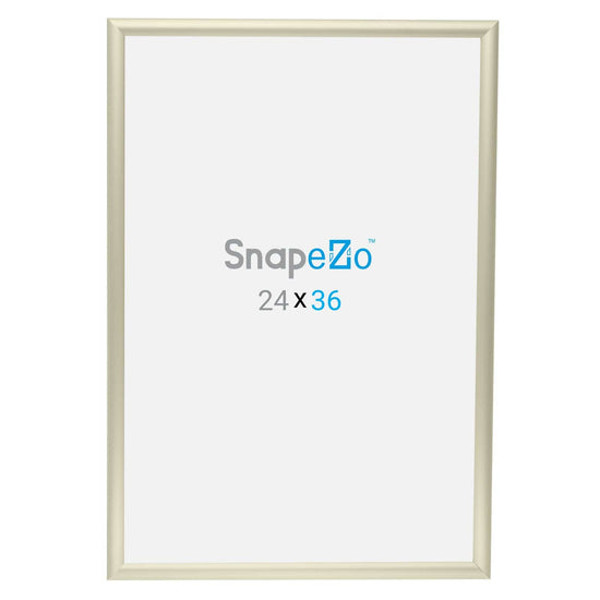 24x36 Cream SnapeZo® Snap Frame - 1" Profile - Snap Frames Direct