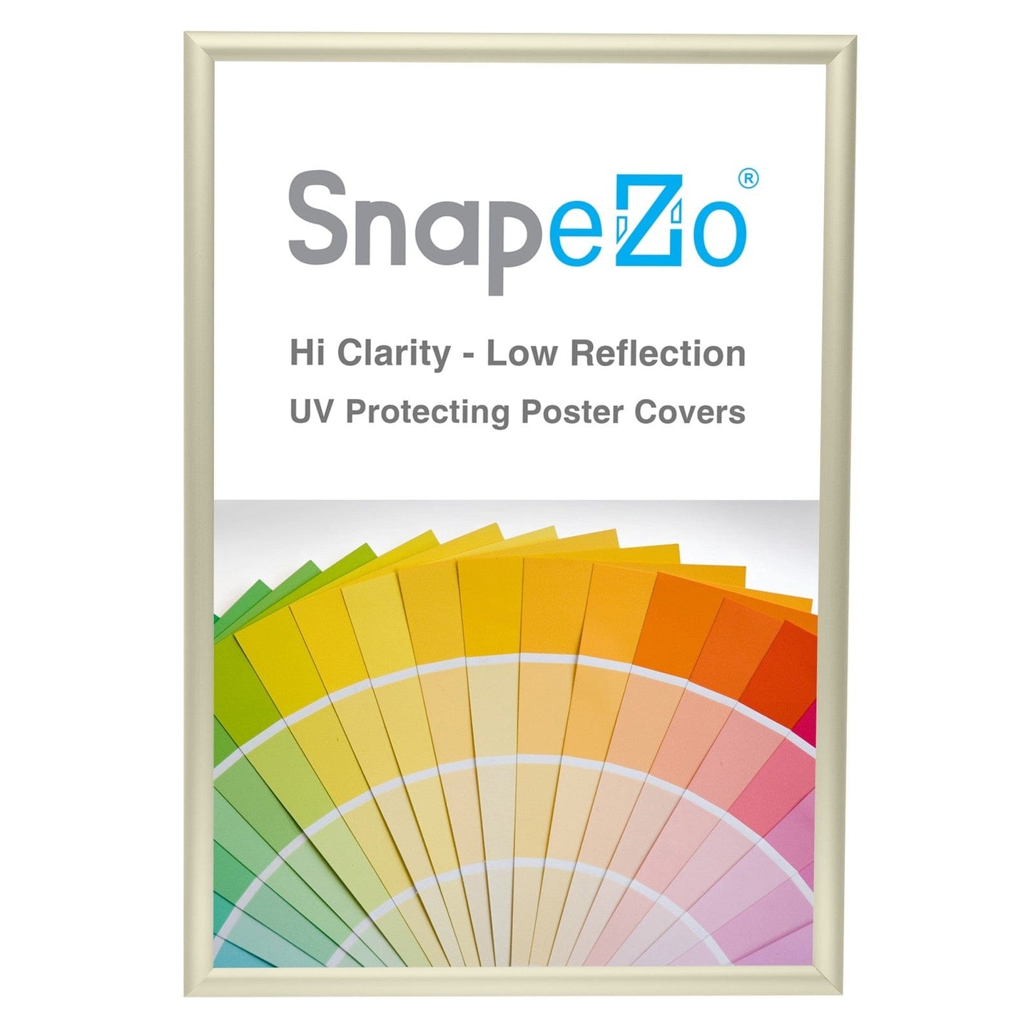 13x19 Cream SnapeZo® Snap Frame - 1" Profile - Snap Frames Direct