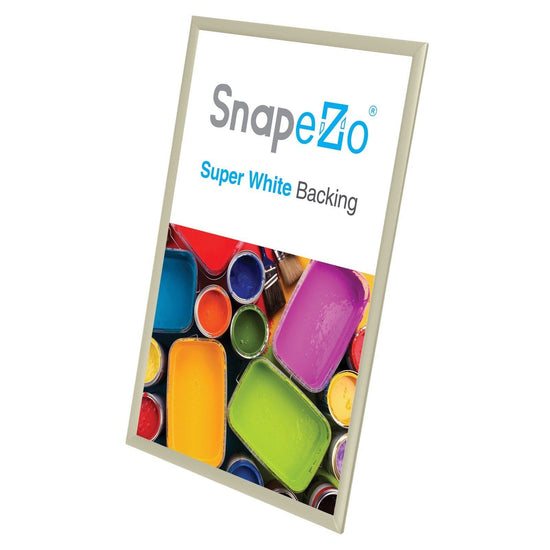 13x19 Cream SnapeZo® Return Snap Frame - 1" Profile - Snap Frames Direct