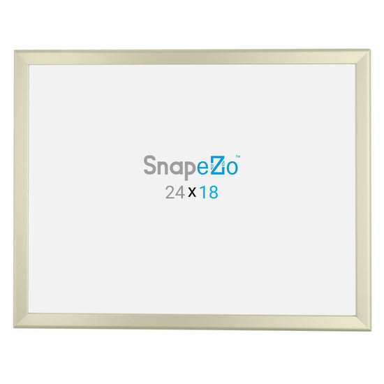 18x24 Cream SnapeZo® Snap Frame - 1.25" Profile - Snap Frames Direct