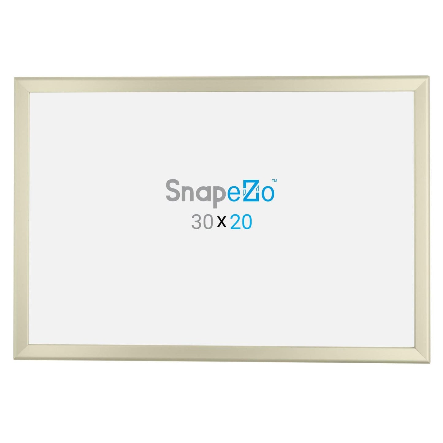 20x30 Cream SnapeZo® Snap Frame - 1.25" Profile - Snap Frames Direct