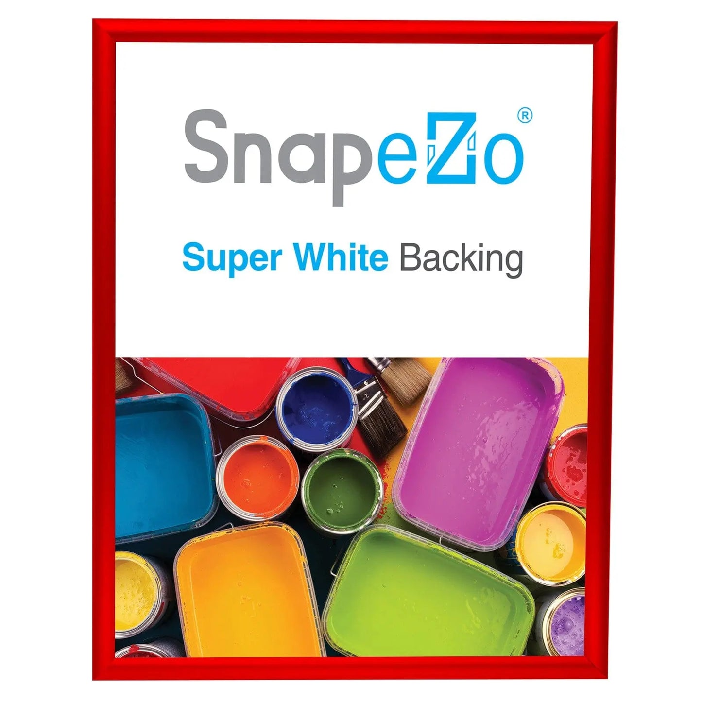 18x24 Red SnapeZo® Snap Frame - 1" Profile - Snap Frames Direct
