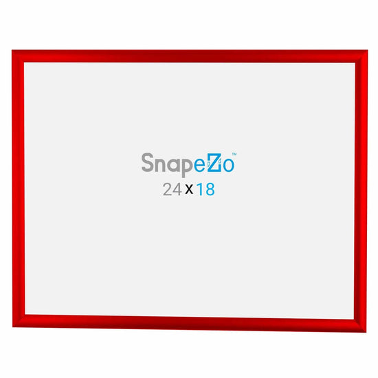 18x24 Red SnapeZo® Snap Frame - 1" Profile - Snap Frames Direct