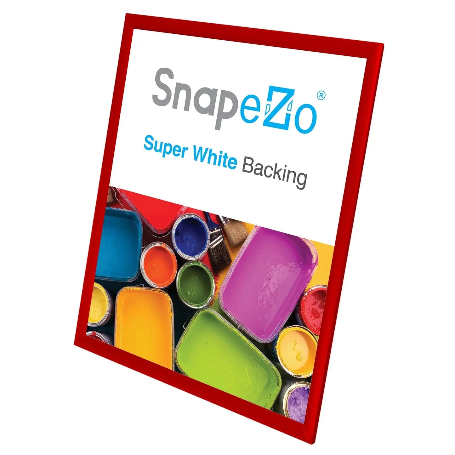 24x30 Red SnapeZo® Snap Frame - 1" Profile - Snap Frames Direct