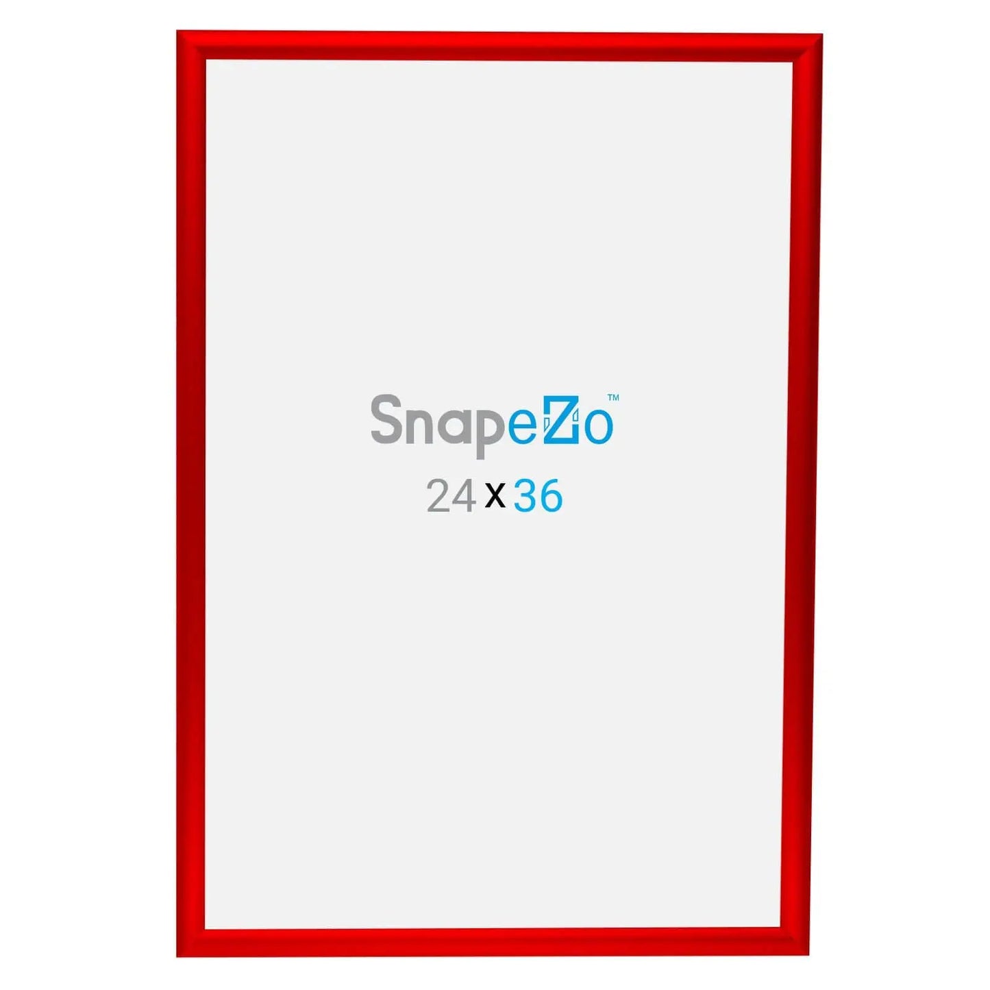 24x36 Red SnapeZo® Snap Frame - 1" Profile - Snap Frames Direct