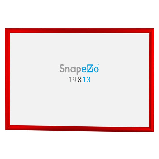 13x19 Red SnapeZo® Snap Frame - 1" Profile - Snap Frames Direct