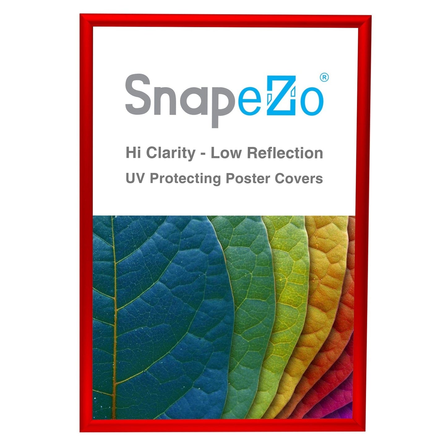 13x19 Red SnapeZo® Snap Frame - 1" Profile - Snap Frames Direct