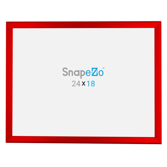 18x24 Red SnapeZo® Snap Frame - 1.25" Profile - Snap Frames Direct