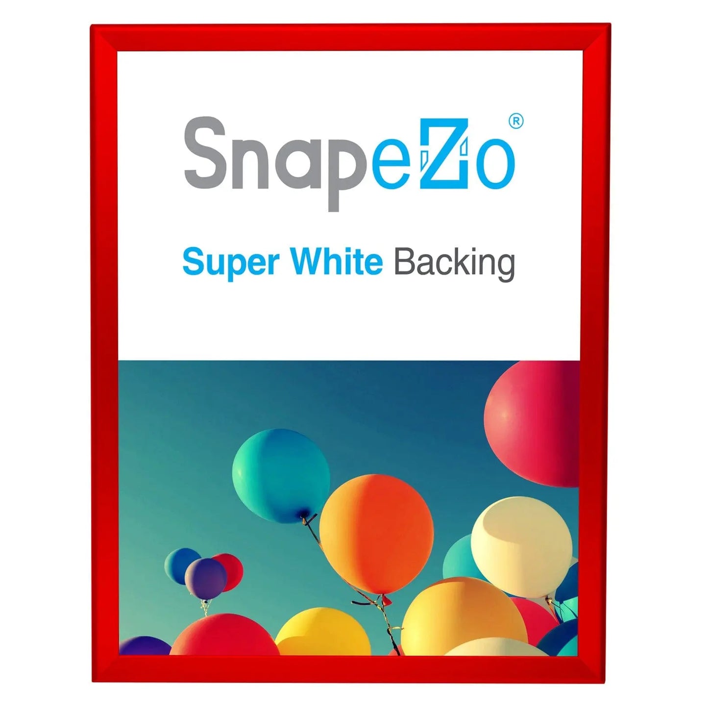 16x20 Red SnapeZo® Snap Frame - 1.25" Profile - Snap Frames Direct