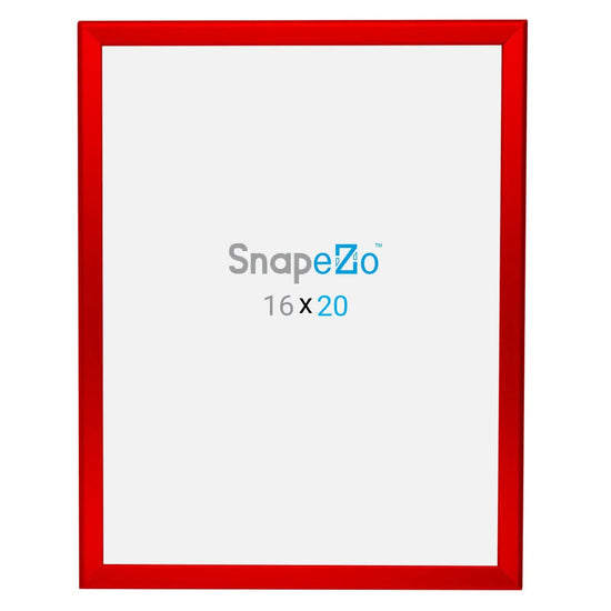16x20 Red SnapeZo® Snap Frame - 1.25" Profile - Snap Frames Direct