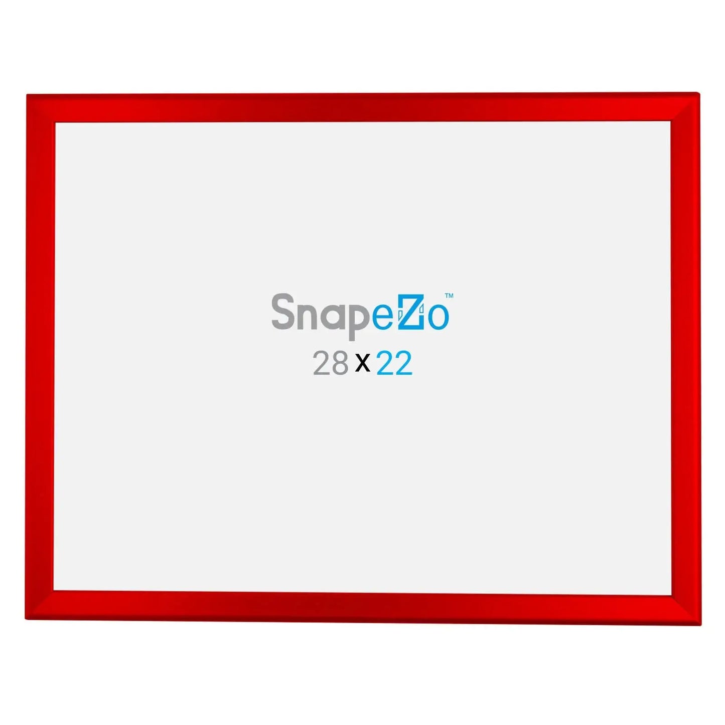 22x28 Red SnapeZo® Snap Frame - 1.25" Profile - Snap Frames Direct