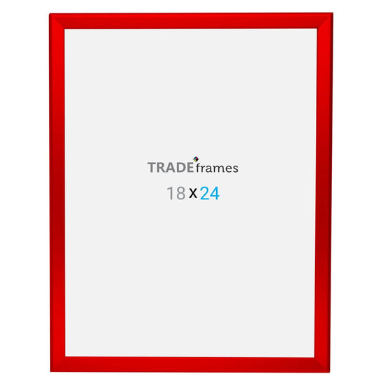 18x24  TRADEframe Red Snap Frame 18x24 - 1.25 inch profile - Snap Frames Direct