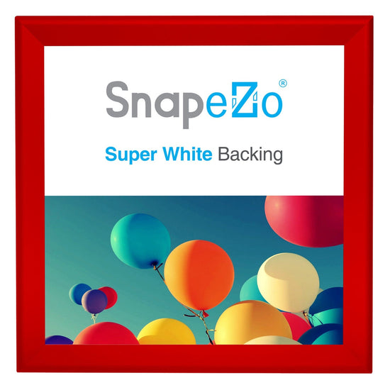 37x37 Red SnapeZo® Snap Frame - 1.7" Profile - Snap Frames Direct