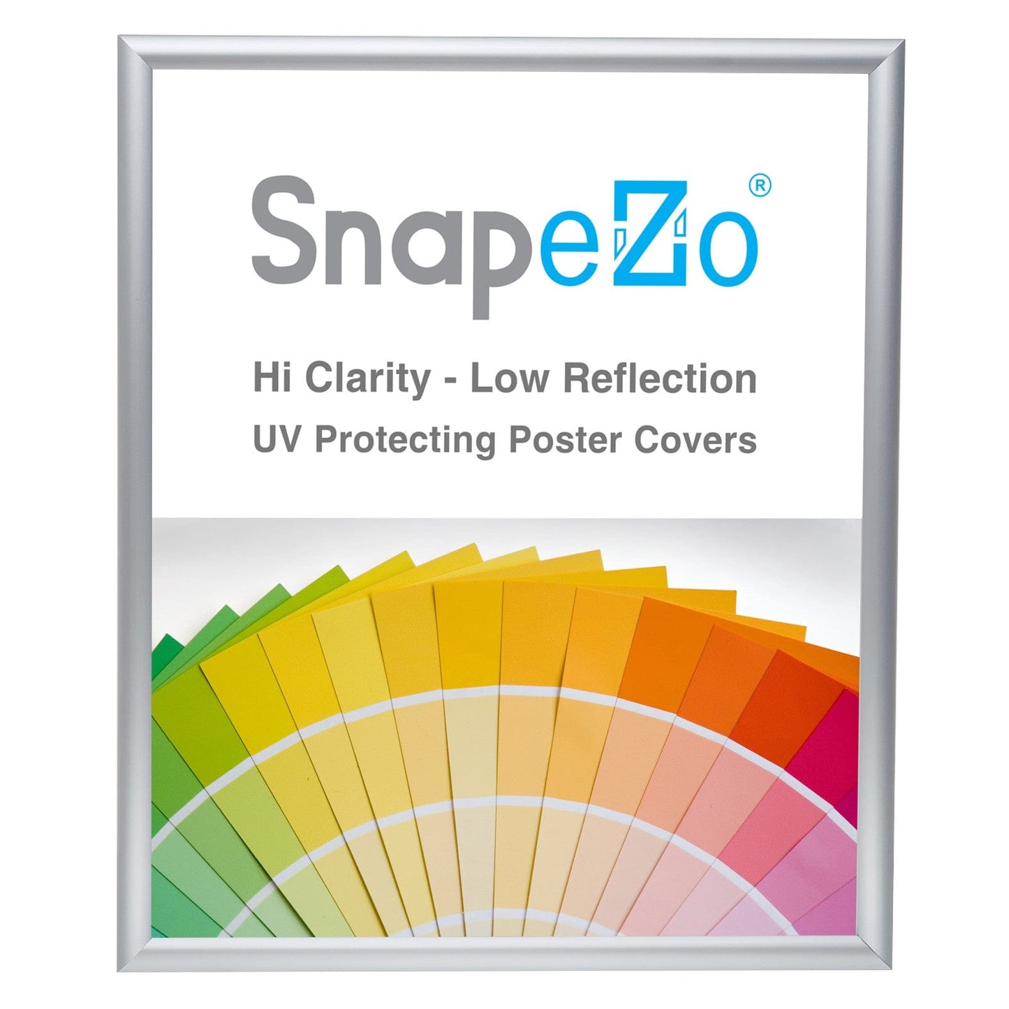 20x24 Silver SnapeZo® Snap Frame - 1" Profile - Snap Frames Direct
