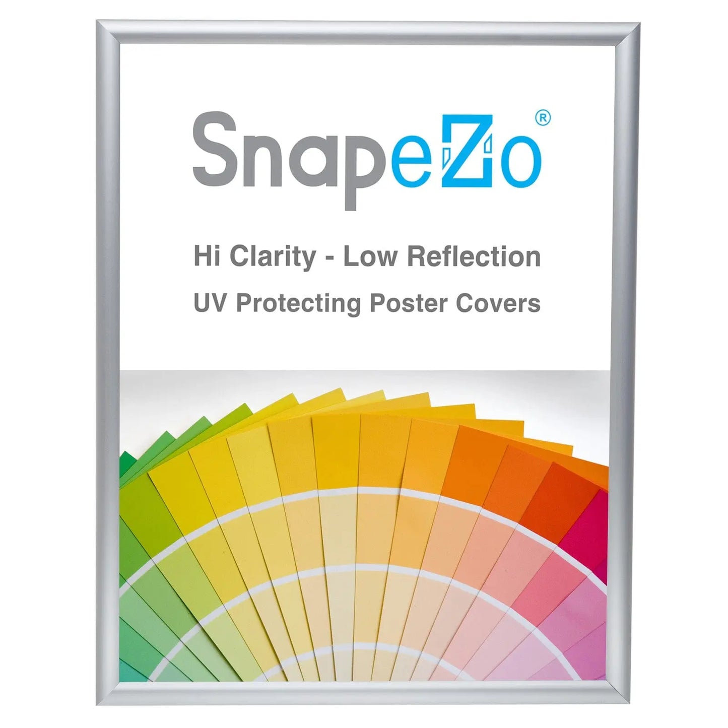 16x20 Silver SnapeZo® Snap Frame - 1" Profile - Snap Frames Direct