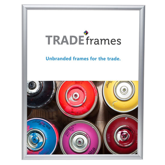 17x22 Silver TRADEframe Snap Frame - 1" Profile - Snap Frames Direct