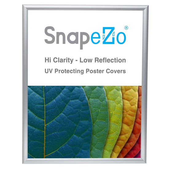 18x24 Silver SnapeZo® Poster Snap Frame 1" - Snap Frames Direct