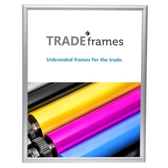 18x24 Inches Silver Snap Frame - 1" Profile - Snap Frames Direct