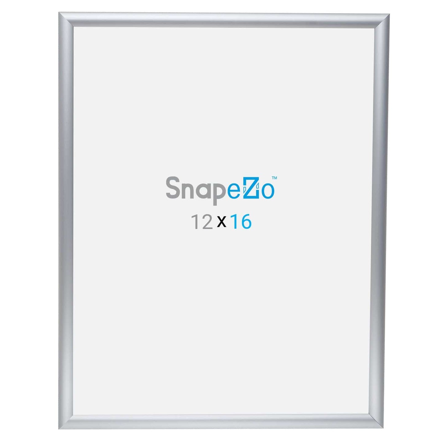 12x16 Silver SnapeZo® Snap Frame - 1" Profile - Snap Frames Direct