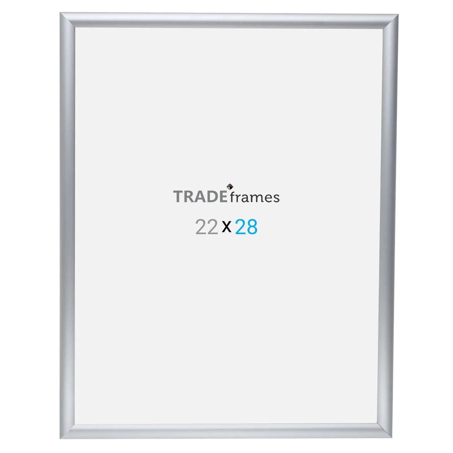 22x28 Silver Snap Frame - 1" Profile - Snap Frames Direct