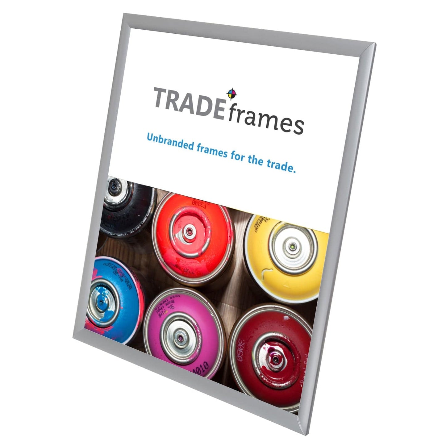 24x30  TRADEframe Silver Snap Frame 24x30 - 1 inch profile - Snap Frames Direct