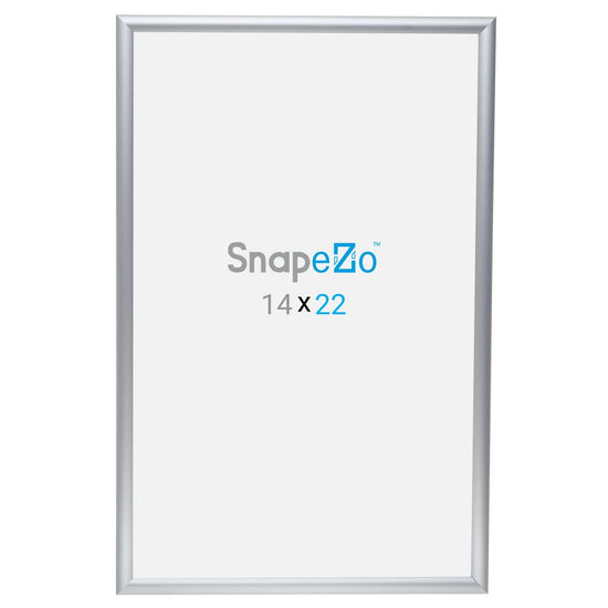 14x22 Silver SnapeZo® Snap Frame - 1" Profile - Snap Frames Direct