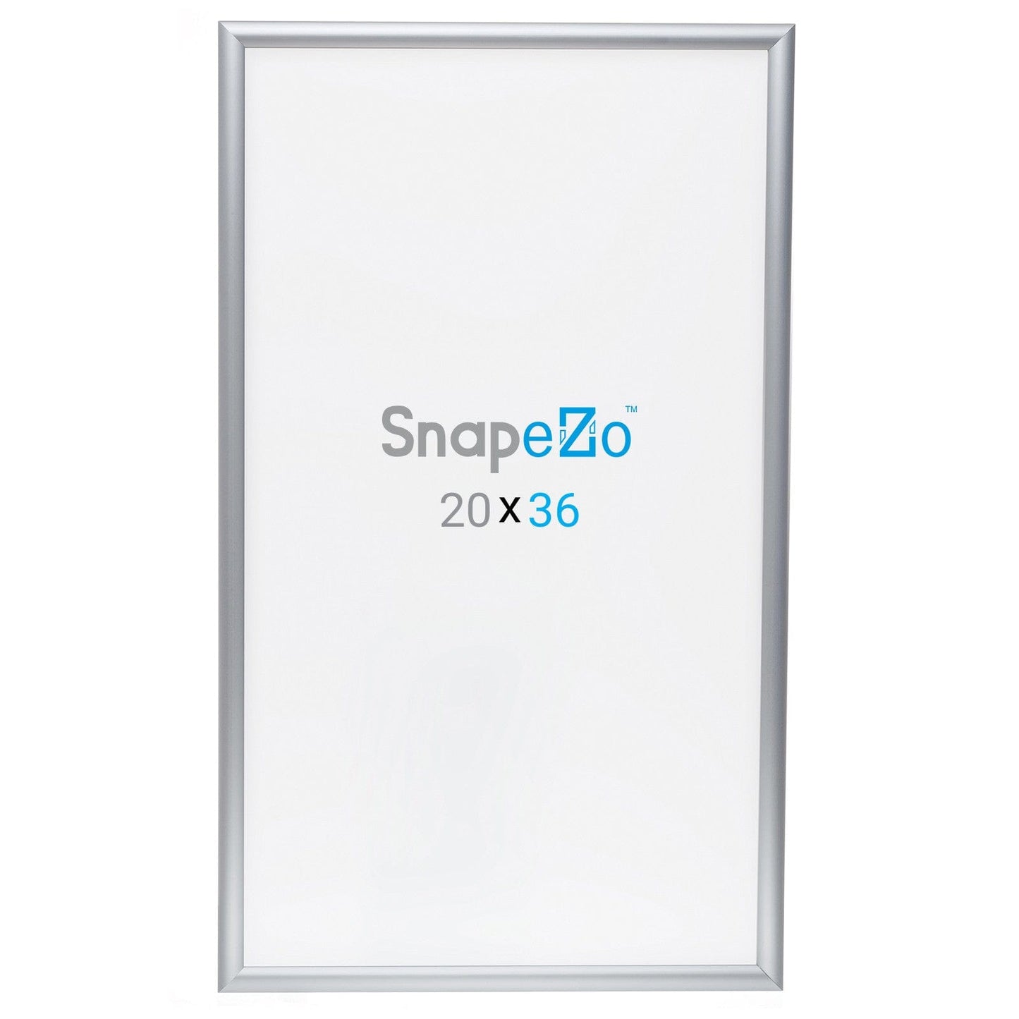 20x36 Silver SnapeZo® Snap Frame - 1" Profile - Snap Frames Direct