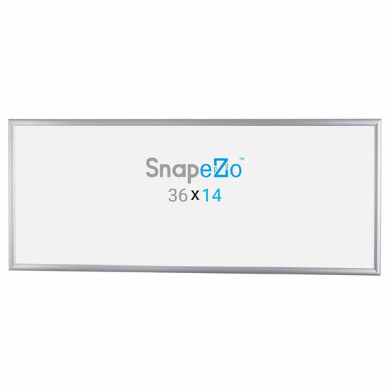 14x36 Silver SnapeZo® Snap Frame - 1" Profile - Snap Frames Direct