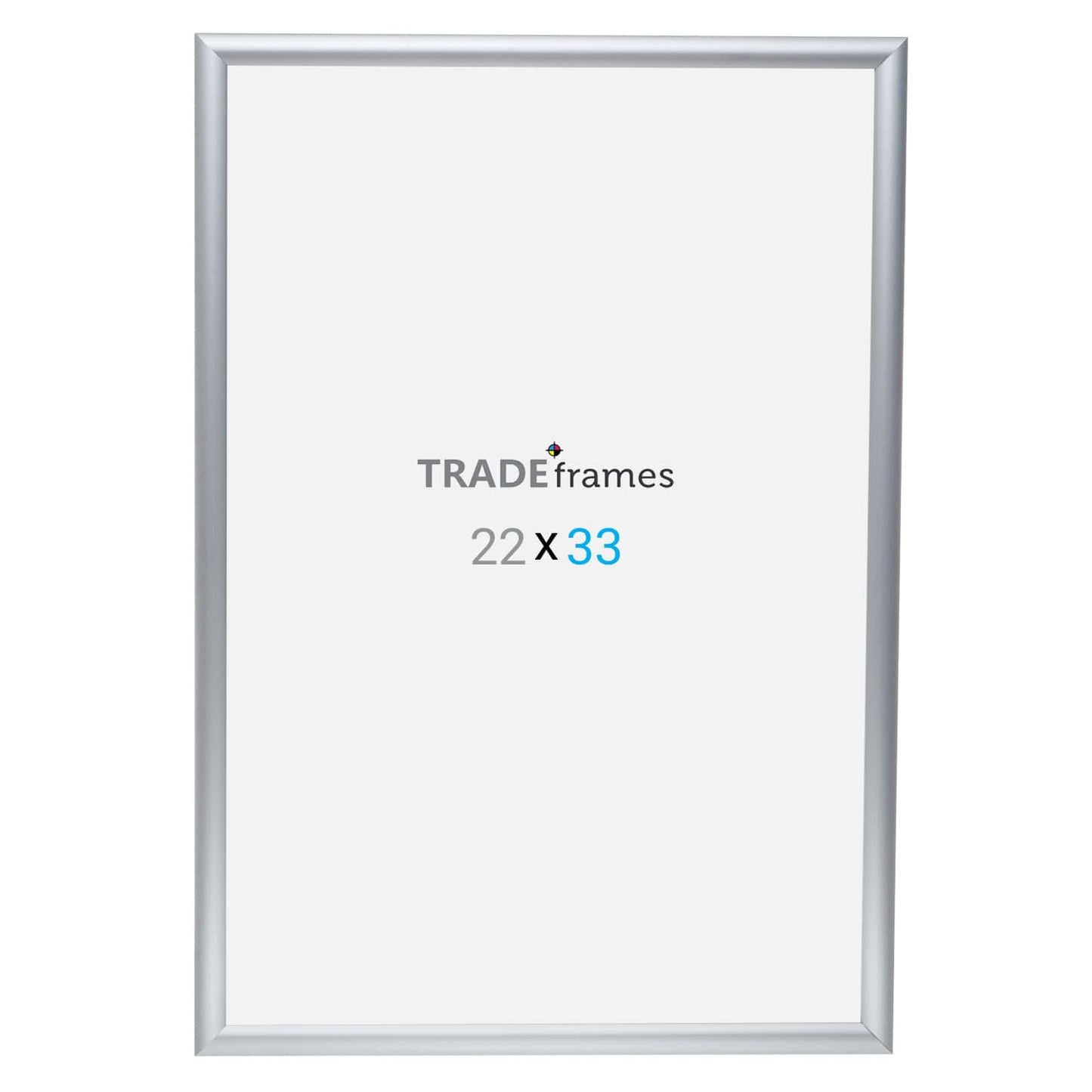 22x33 Silver Snap Frame - 1" Profile - Snap Frames Direct