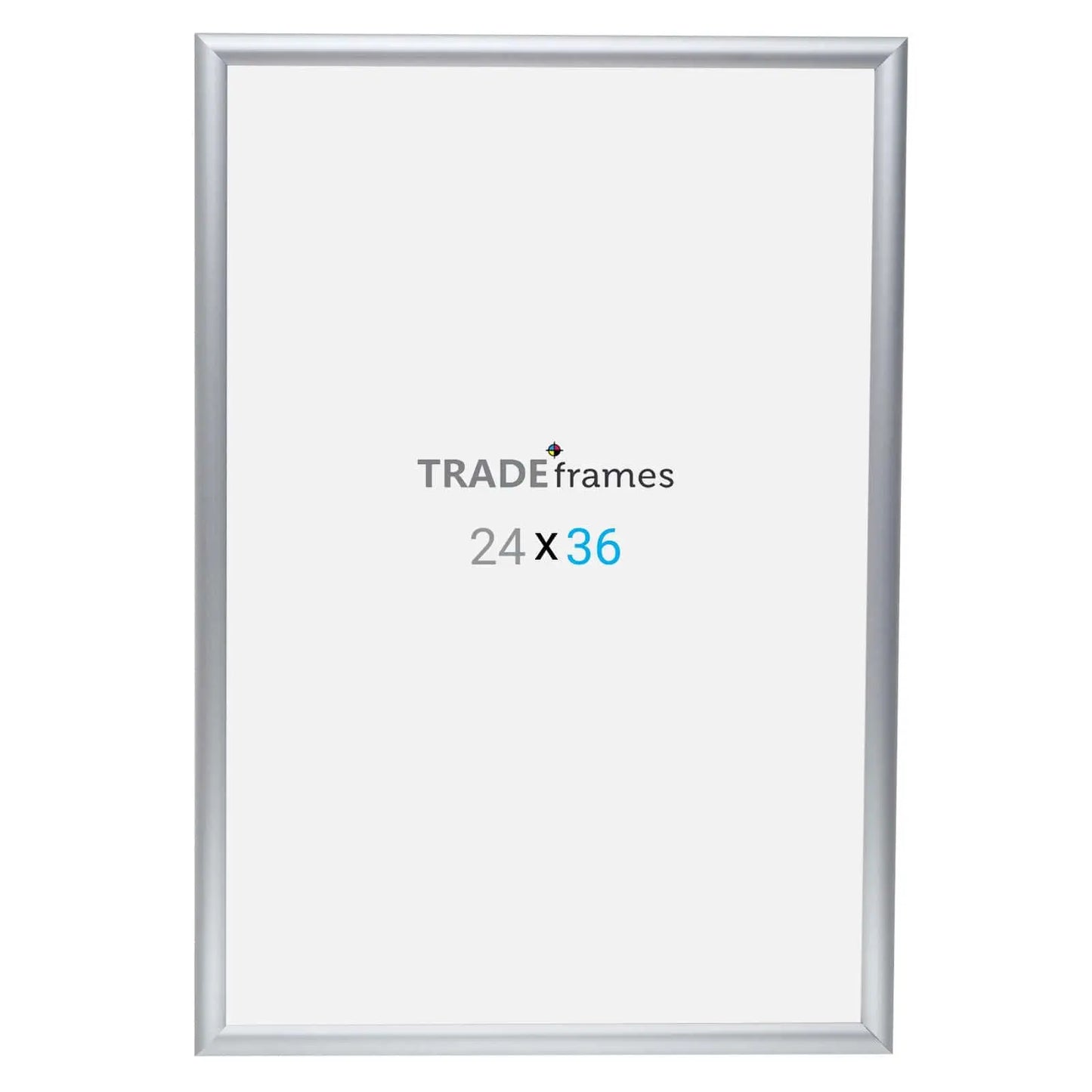 24x36 Silver Snap Frame - 1" Profile - Snap Frames Direct