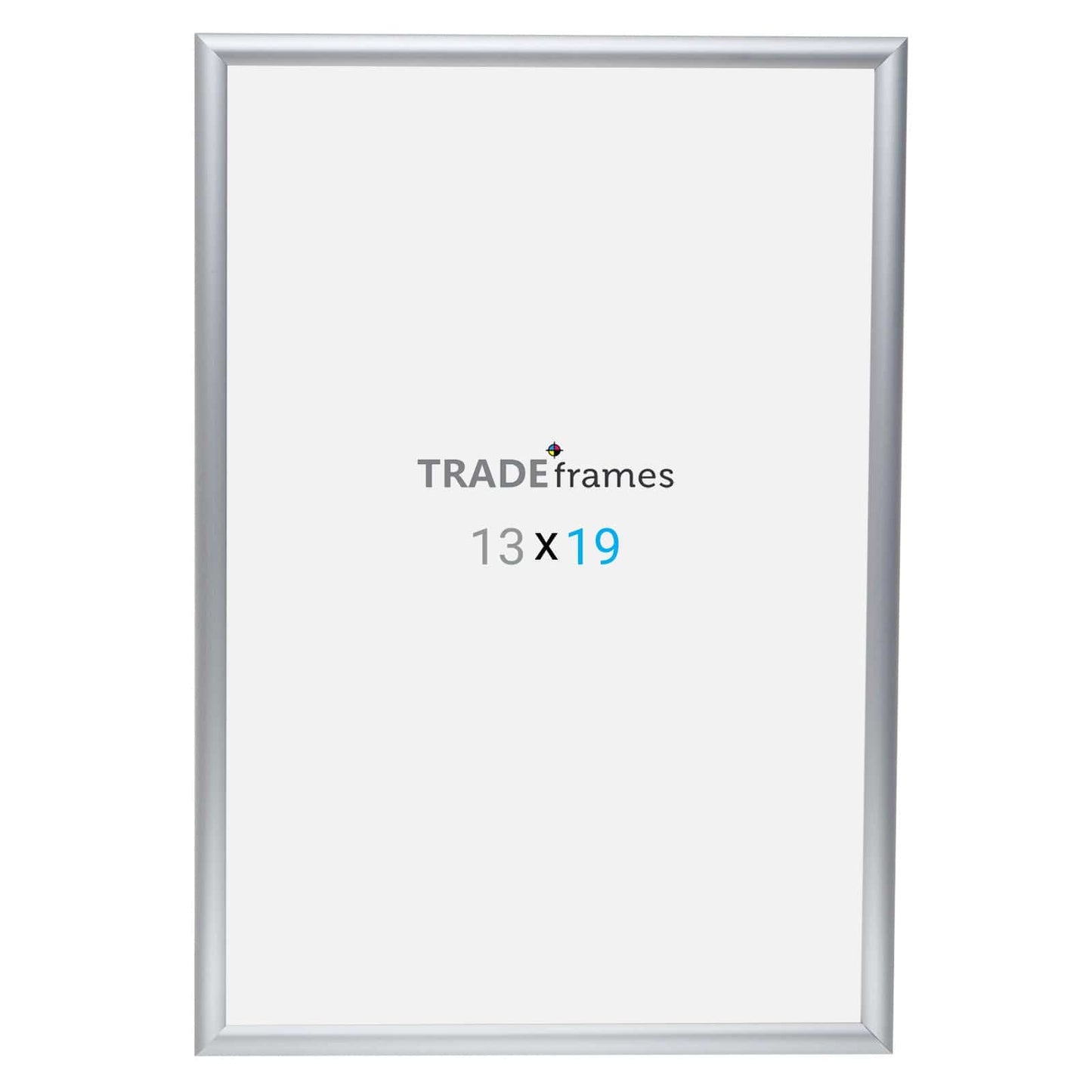 13x19  TRADEframe Silver Snap Frame 13x19 - 1 inch profile - Snap Frames Direct