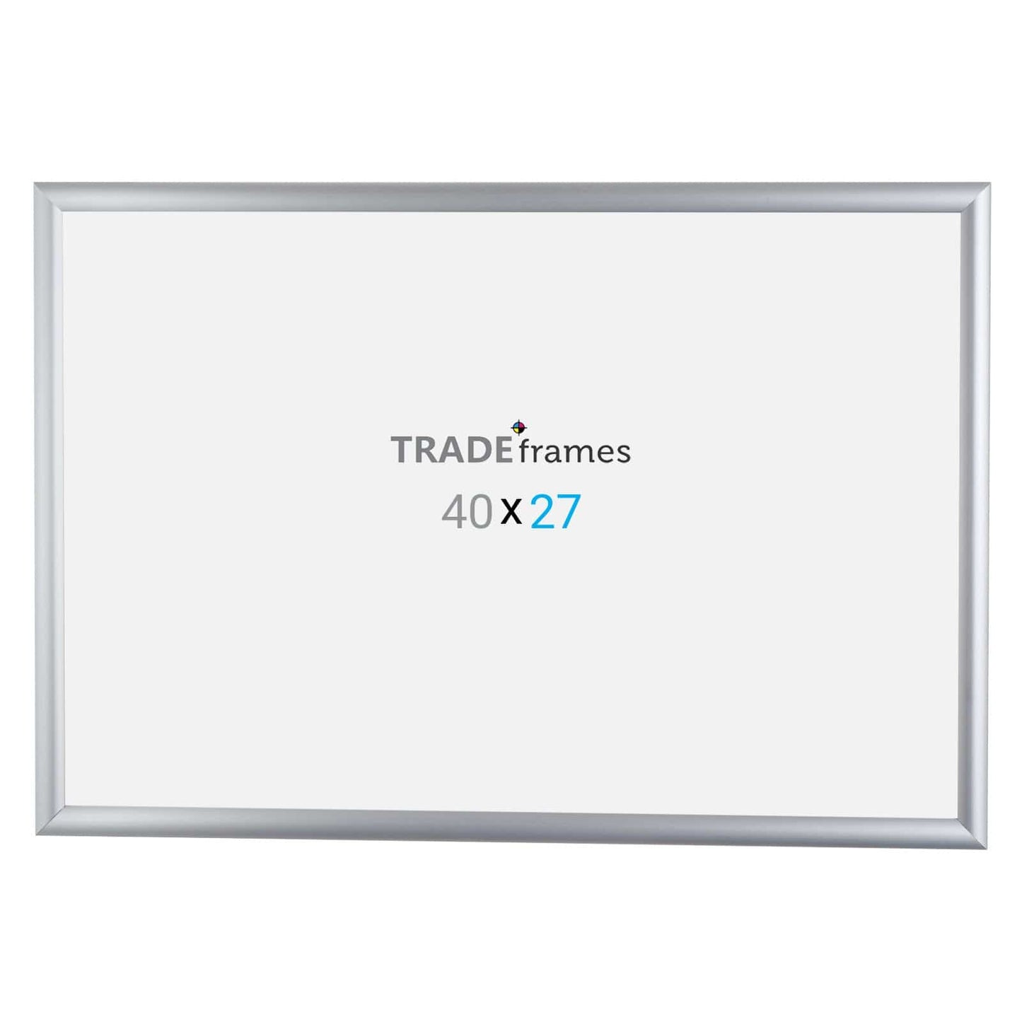 27x40  TRADEframe Silver Snap Frame 27x40 - 1 inch profile - Snap Frames Direct