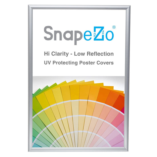 27x40 Silver SnapeZo® Snap Frame - 1" Profile - Snap Frames Direct
