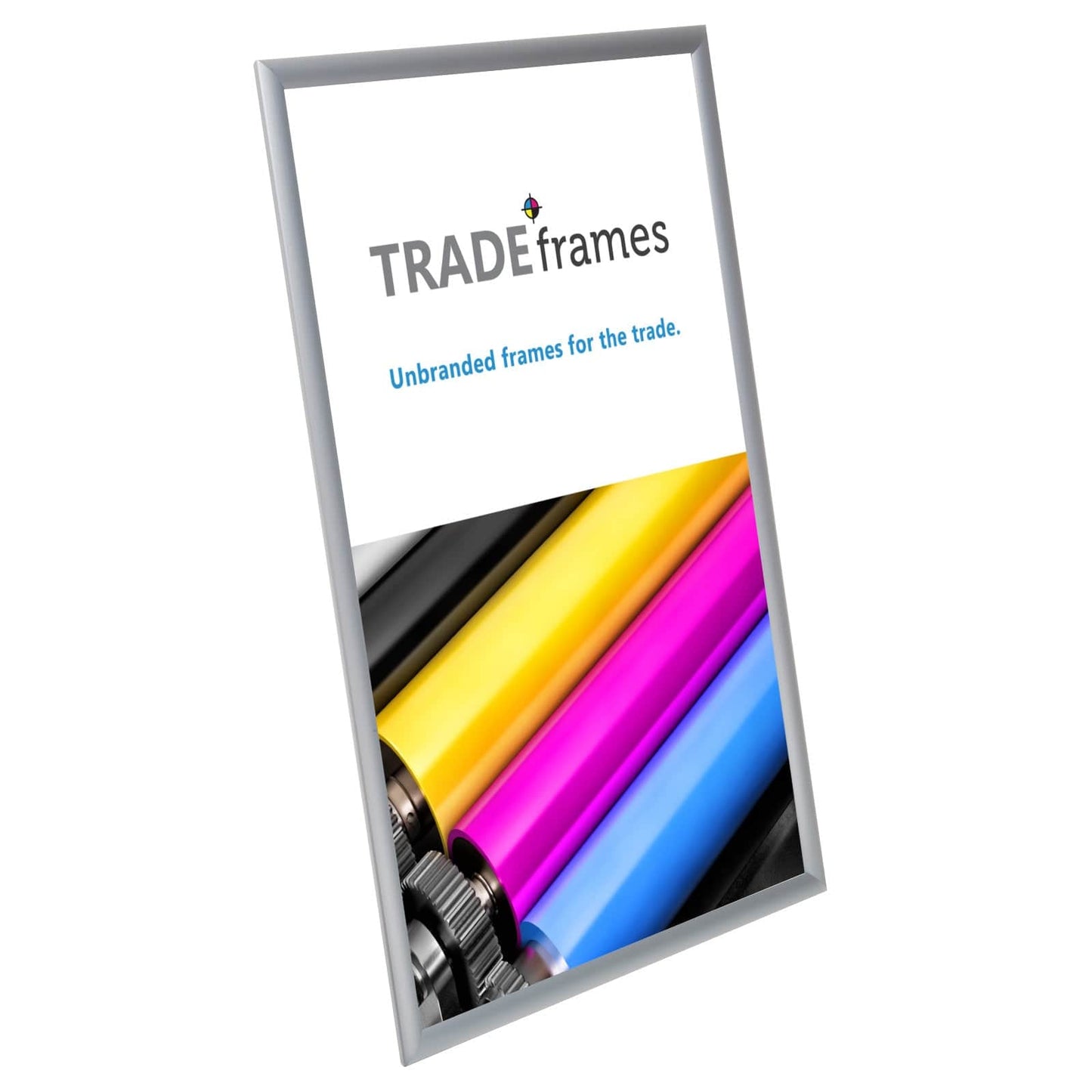 13x19  TRADEframe Silver Snap Frame 13x19 - 1 inch profile - Snap Frames Direct