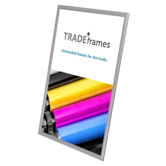 13x19  TRADEframe Silver Snap Frame 13x19 - 1 inch profile - Snap Frames Direct