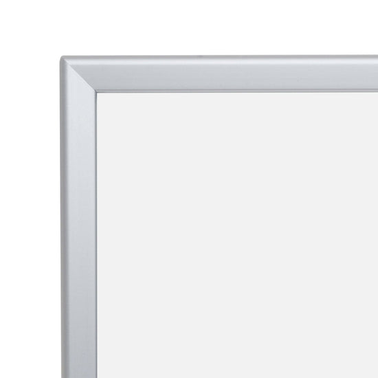 18x24 Silver SnapeZo® Poster Snap Frame 1.25" - Snap Frames Direct