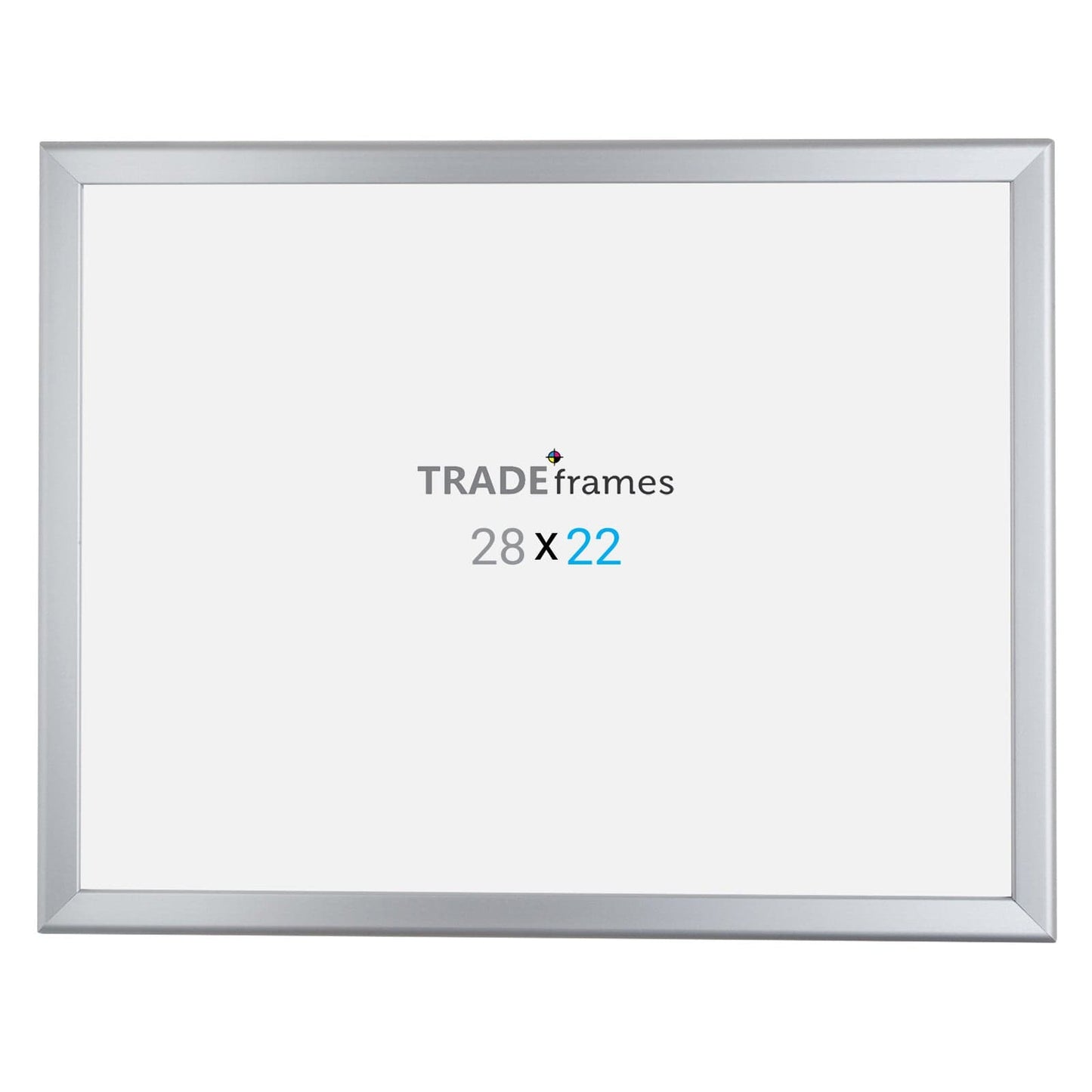 22x28 Inches Silver Snap Frame - 1.25" Profile - Snap Frames Direct