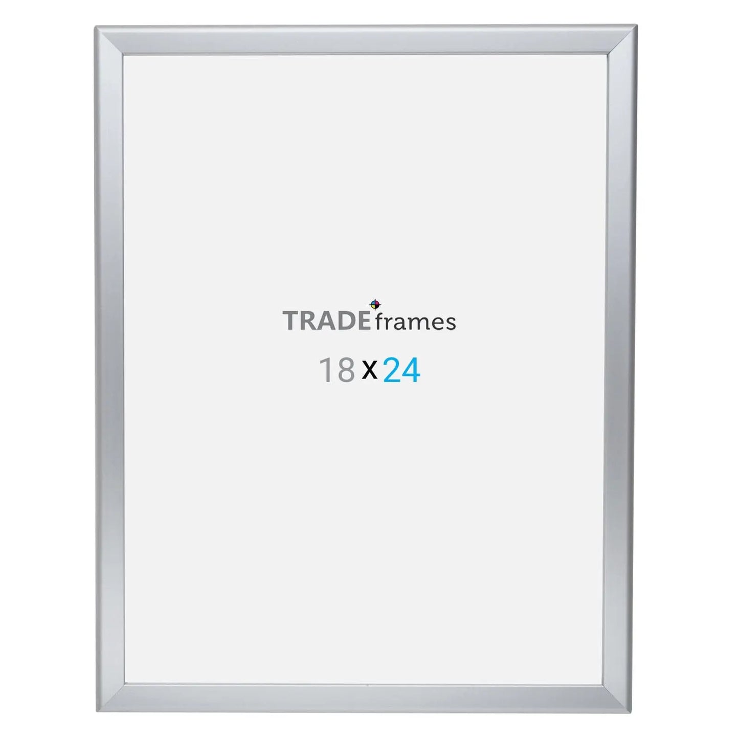 18x24 Silver Snap Frame - 1.25" Profile - Snap Frames Direct