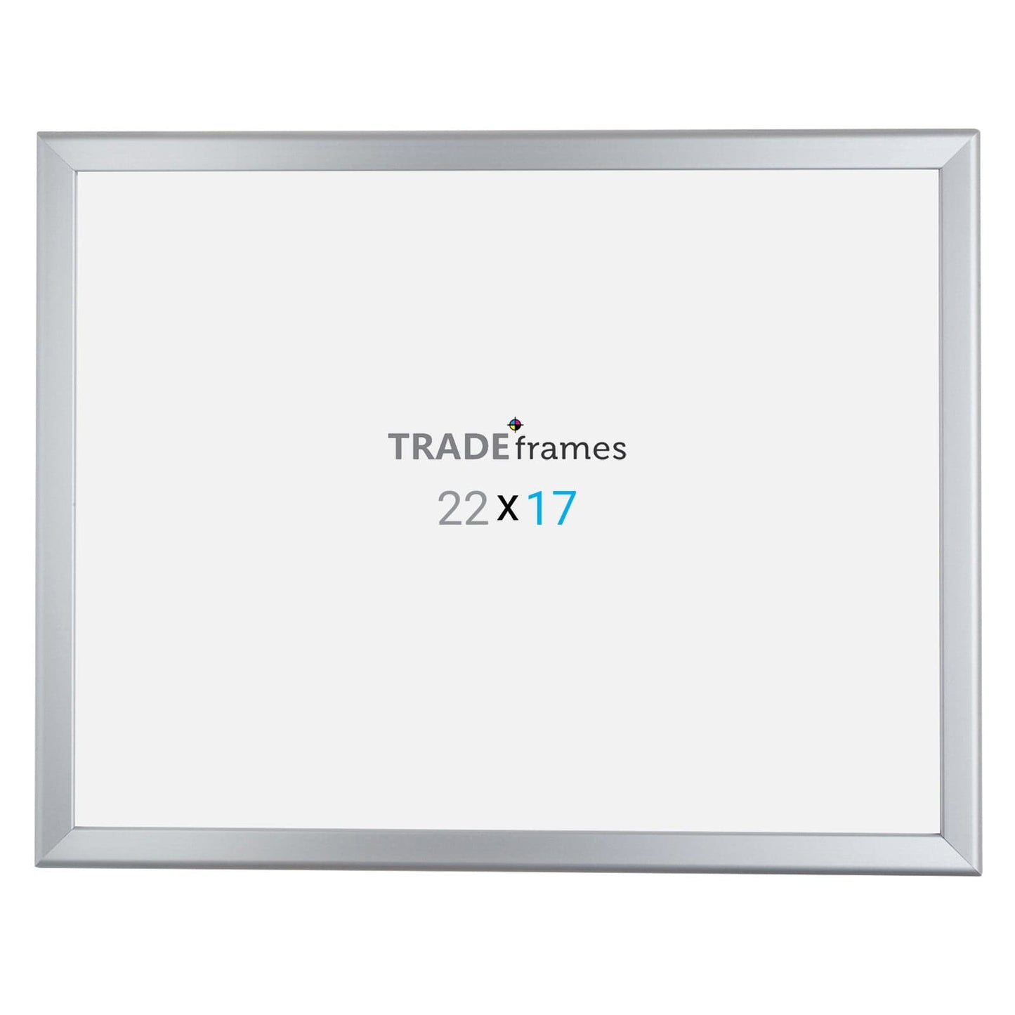 17x22 Silver Snap Frame 17x22 - 1.25 inch profile - Snap Frames Direct