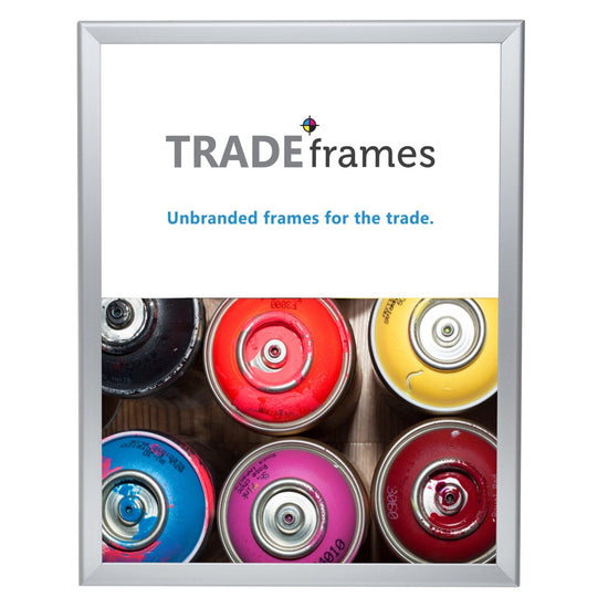 16x20 Silver TRADEframe Snap Frame - 1.25" Profile - Snap Frames Direct