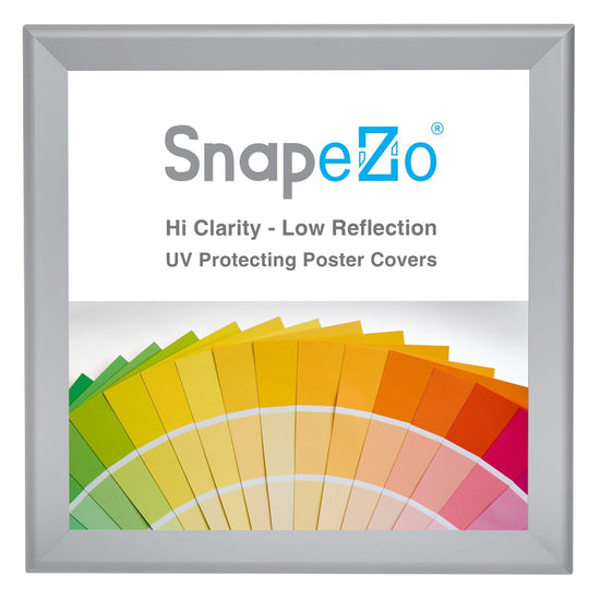 36x37 Silver SnapeZo® Snap Frame - 1.7" Profile - Snap Frames Direct