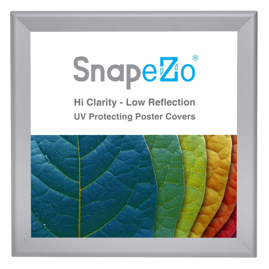 37x37 Silver SnapeZo® Snap Frame - 1.7" Profile - Snap Frames Direct