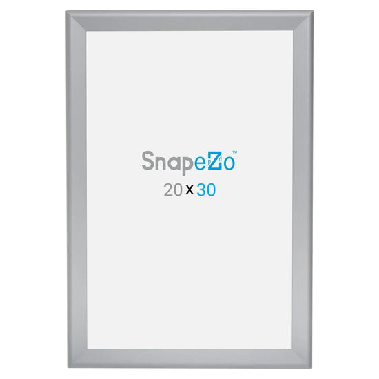 20x30 Silver SnapeZo® Snap Frame - 1.7" Profile - Snap Frames Direct