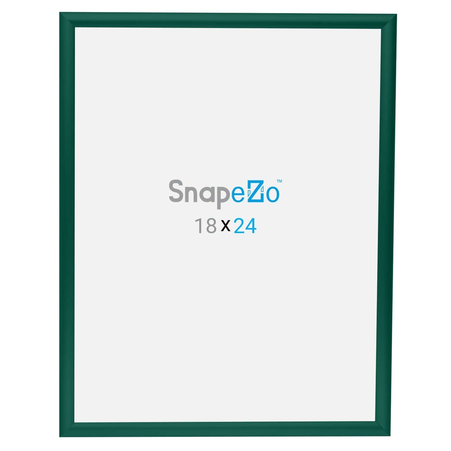 18x24 Green SnapeZo® Snap Frame - 1" Profile - Snap Frames Direct