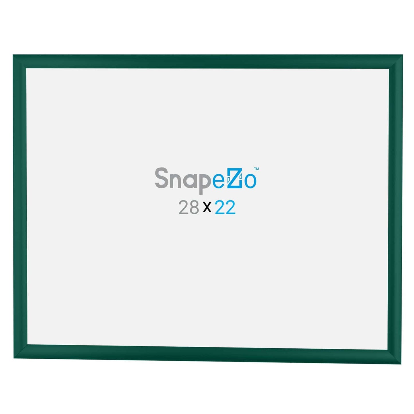 22x28 Green SnapeZo® Snap Frame - 1" Profile - Snap Frames Direct