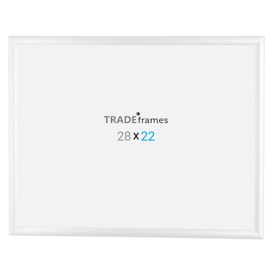 22x28 White Snap Frame - 1" Profile - Snap Frames Direct