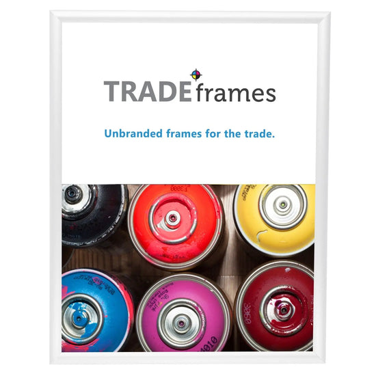 22x28 White Snap Frame - 1" Profile - Snap Frames Direct