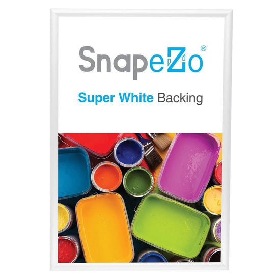 20x30 White SnapeZo® Snap Frame - 1" Profile - Snap Frames Direct